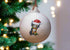 Chihuahua Ceramic Bauble